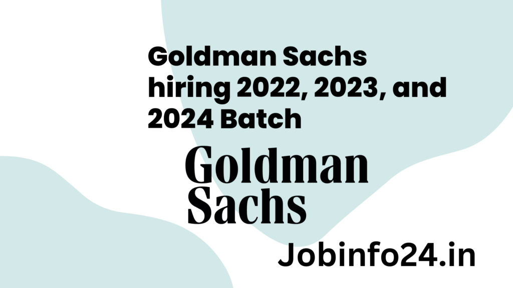 Goldman Sachs hiring