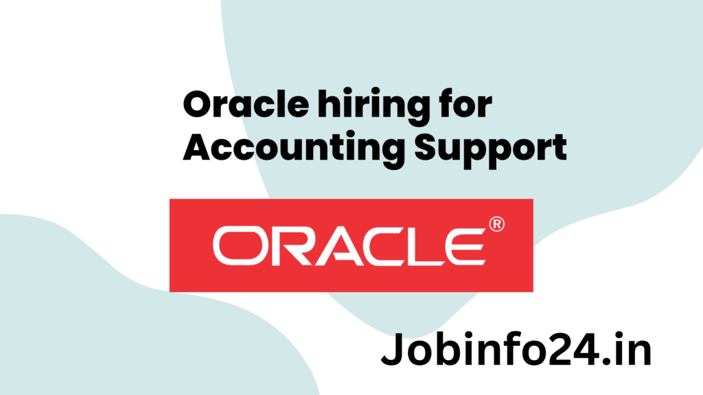 Oracle hiring for Accounting Support