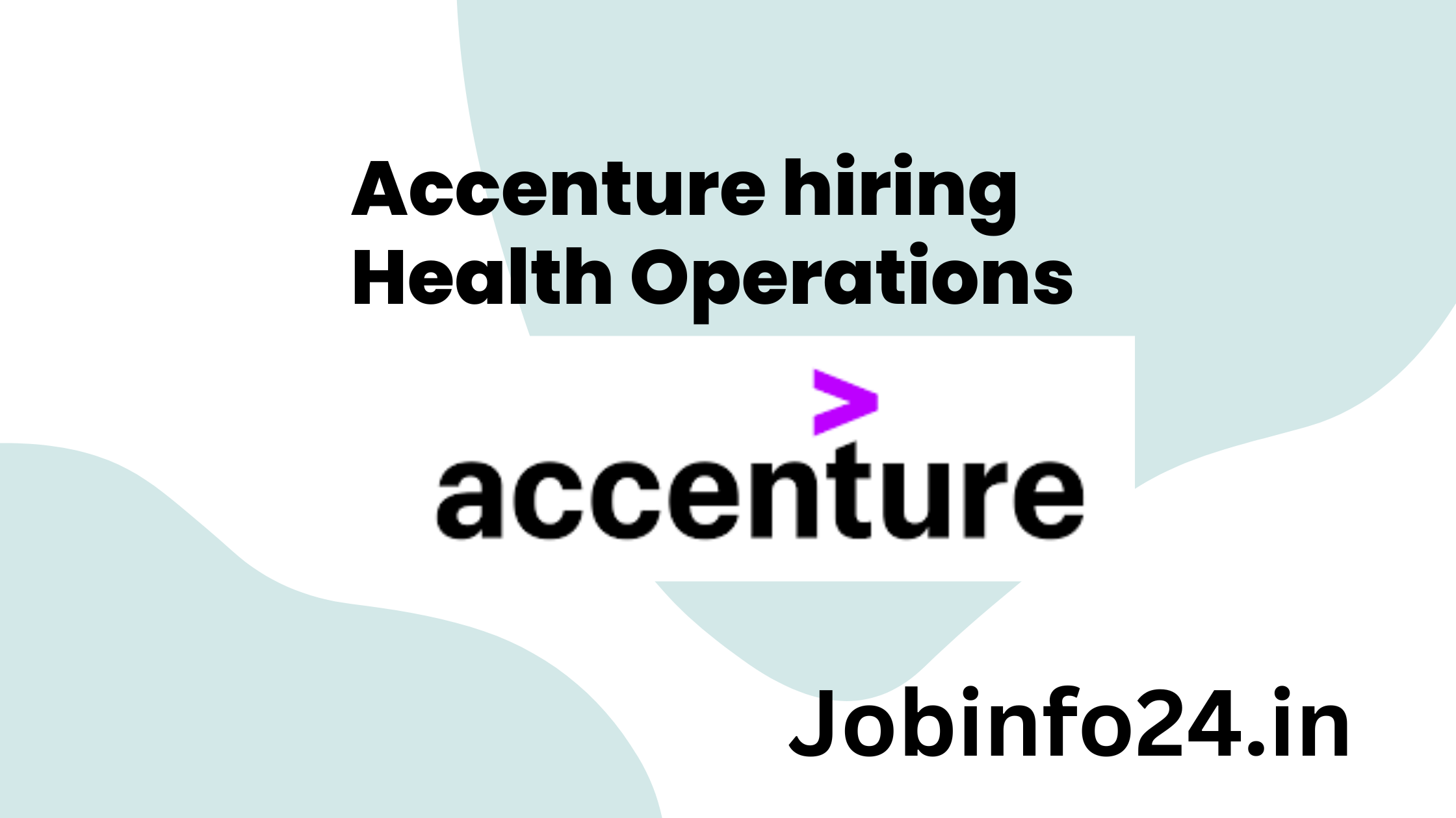 Accenture hiring Health Operations 