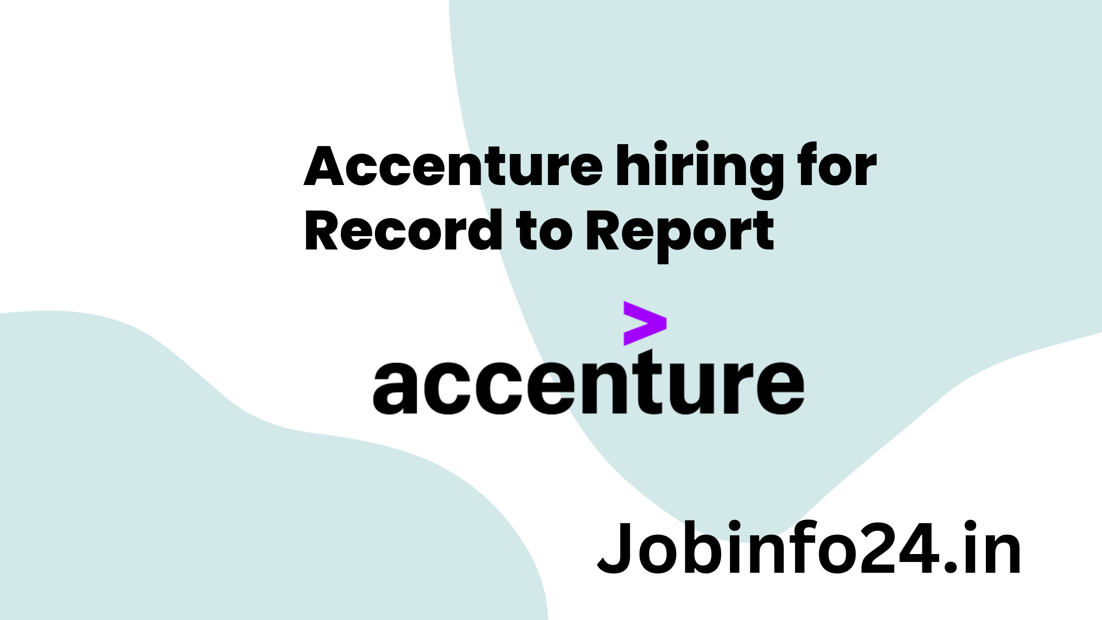 Accenture hiring for Record to Report
