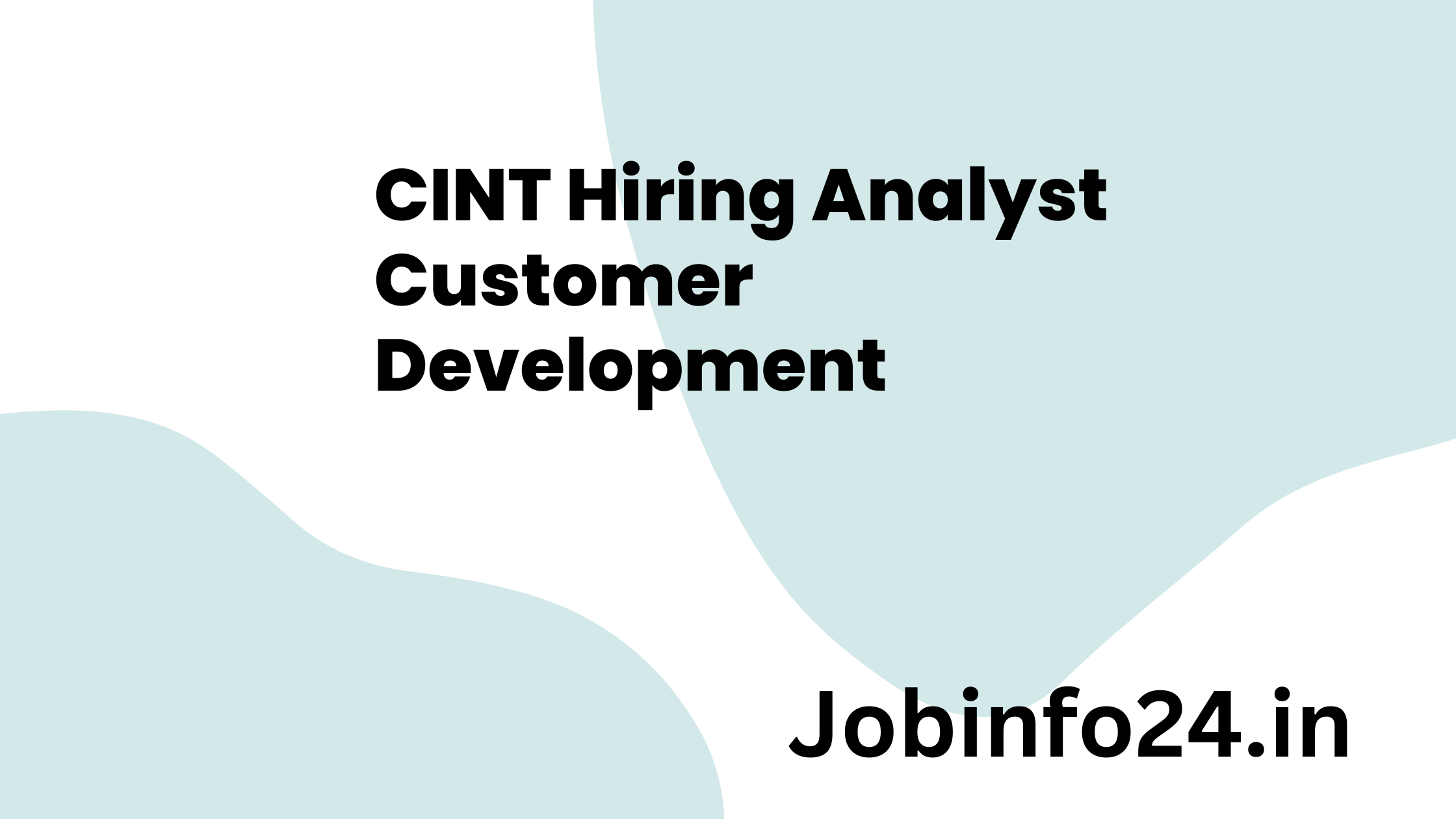 CINT Hiring Analyst Customer Development