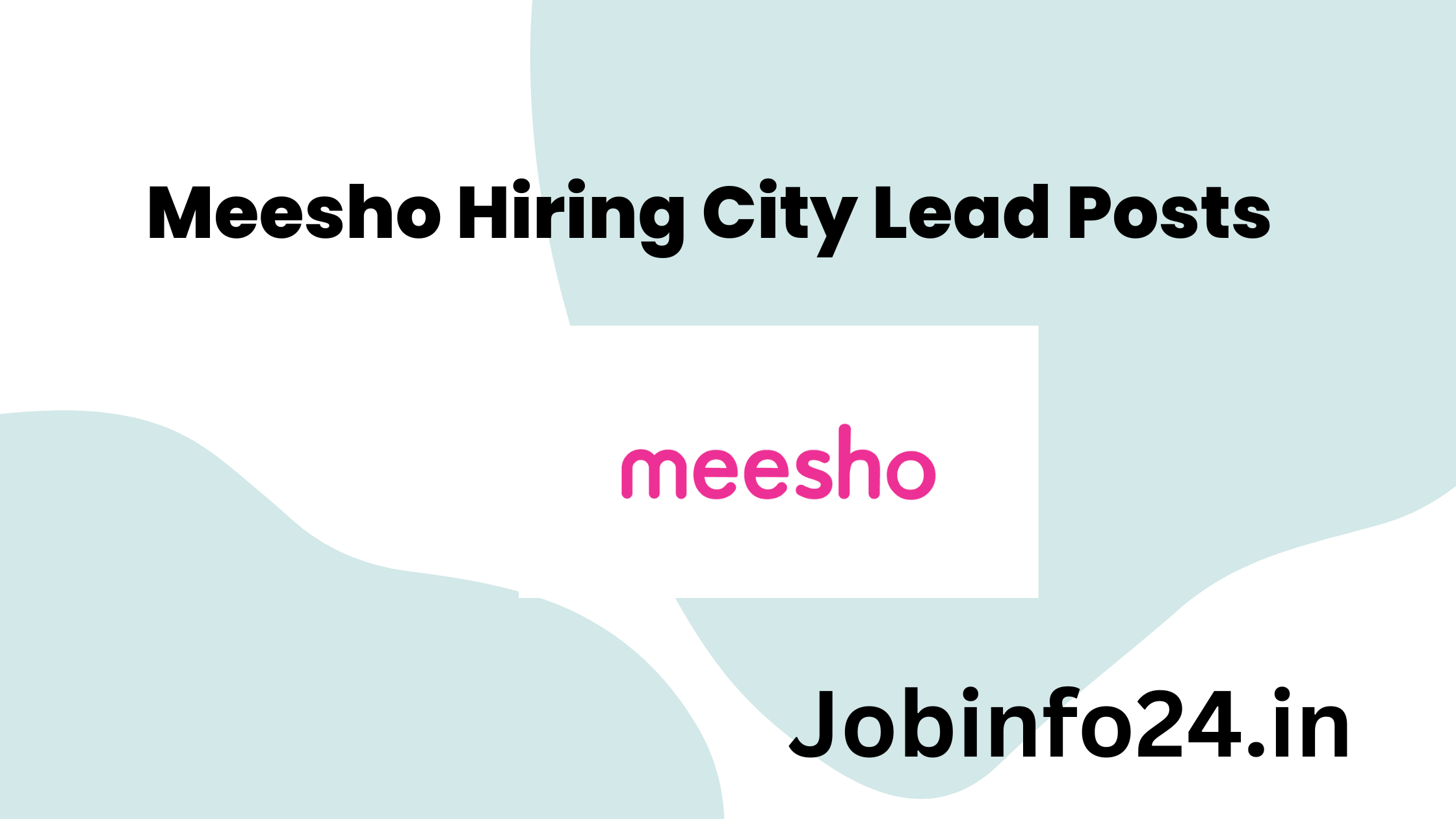 Meesho Hiring City Lead Posts