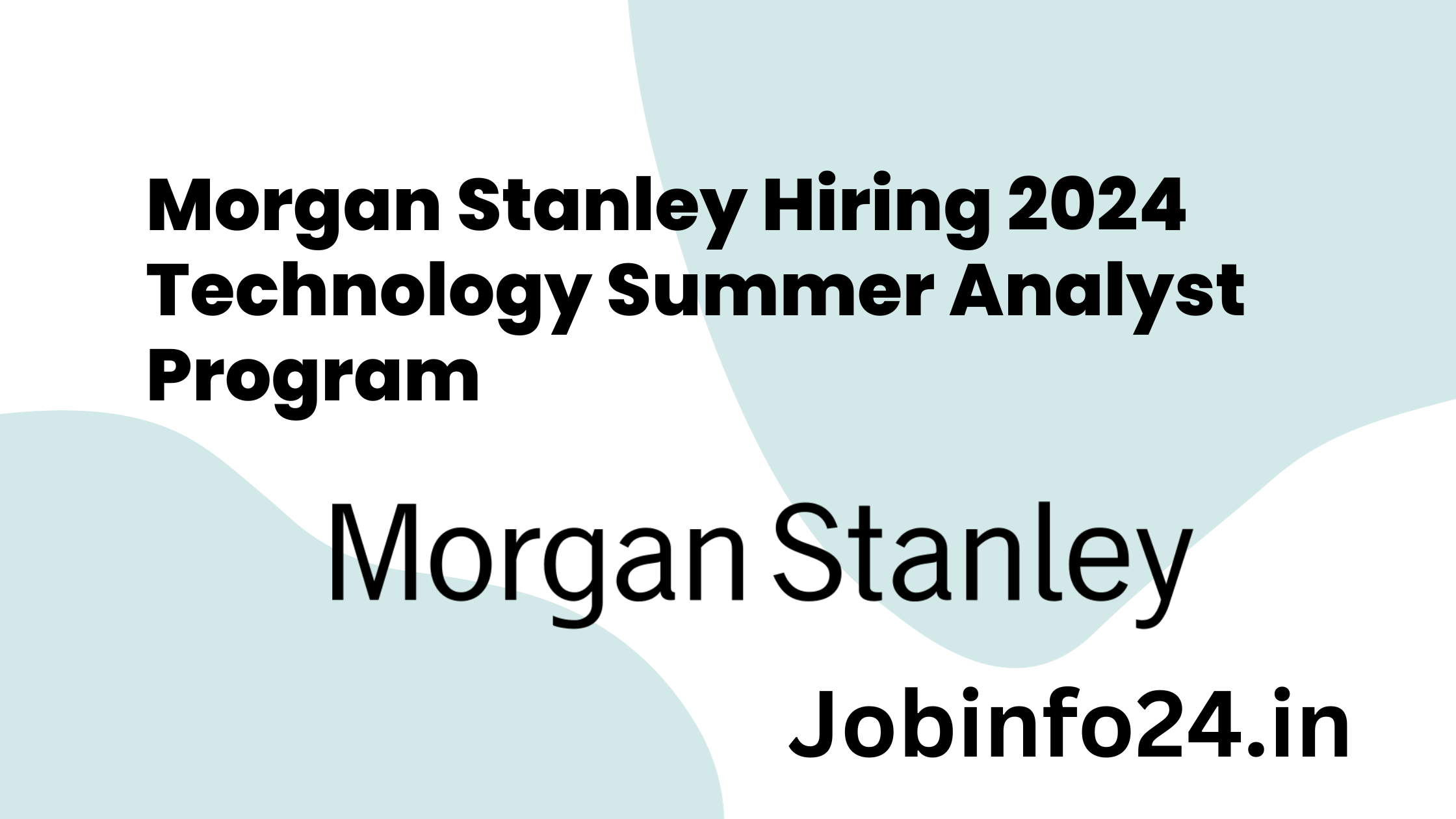 Stanley Hiring 2024 Technology Summer Analyst Program Jobinfo24