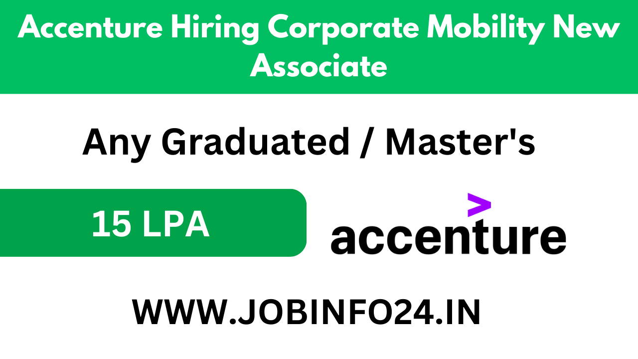 Accenture Hiring Corporate Mobility New Associate