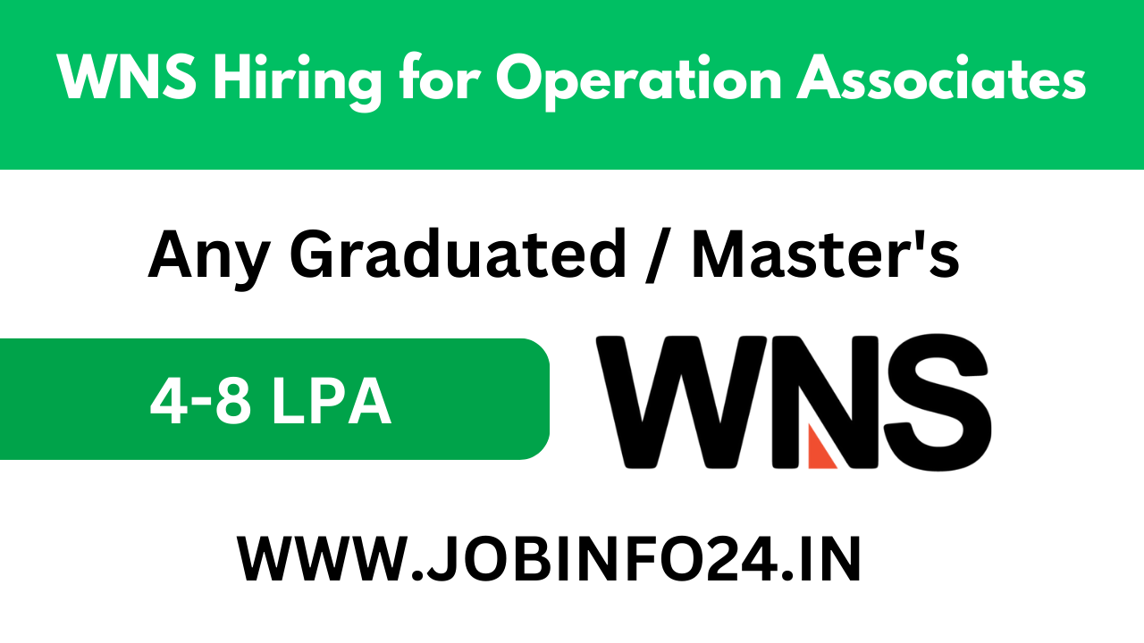 WNS Hiring for Operation Associates