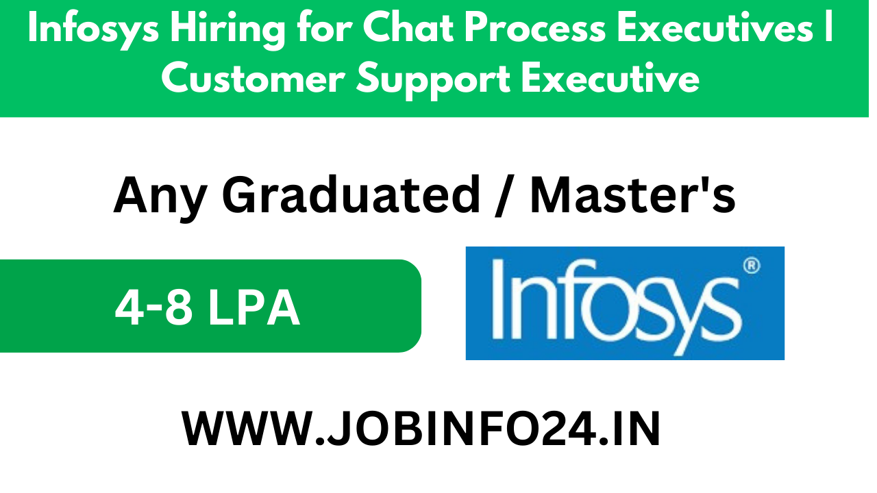 Infosys Hiring for Chat Process Executives | Customer Support Executive
