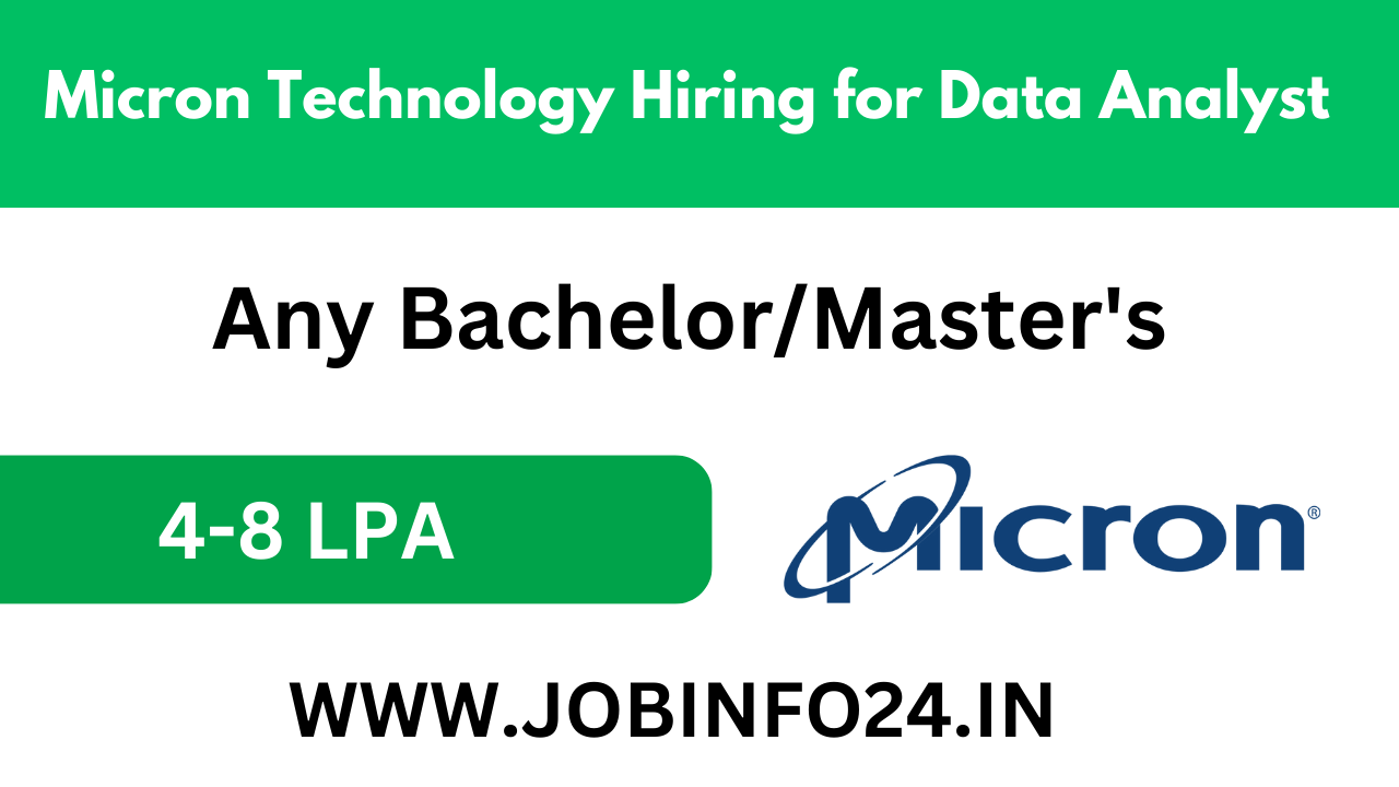 Micron Technology Hiring for Data Analyst
