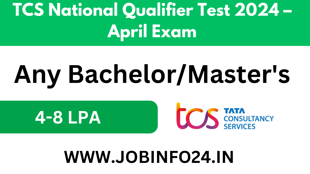 TCS National Qualifier Test 2024 – April Exam